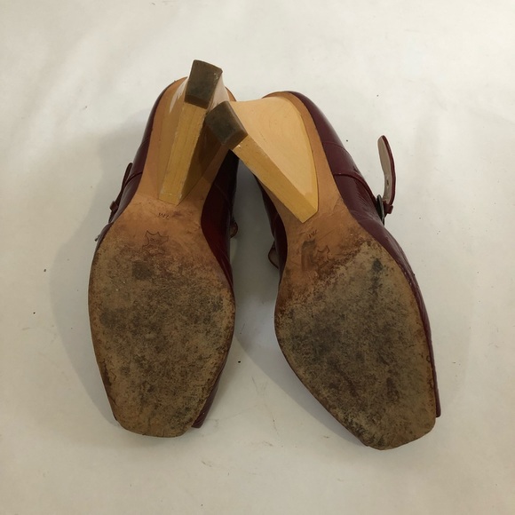 VIA SPIGA Unique Leather Heels w/ Strap - Picture 8 of 8